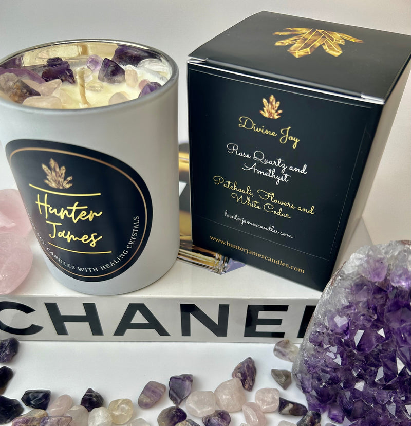 DIVINE JOY- PATCHOULI, FLOWERS, AND WHITE CEDAR